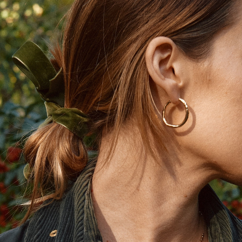 Clara Forged Hoops