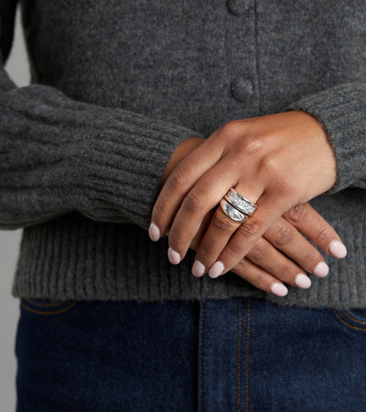 Wave Diamond Eternity Ring