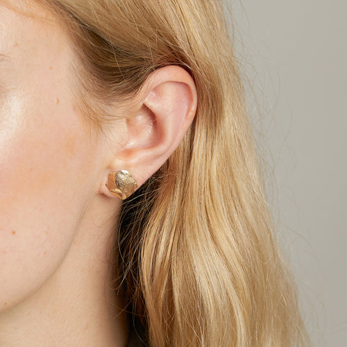 Gold Wicklow Studs Earrings for women 