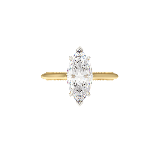 Audley Solitaire Ring - Marquise