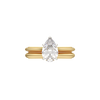 Audley Solitaire Ring - Pear-cut