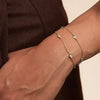 Double Celeste Diamond Bracelet