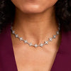 Yellow Gold Primavera Lab Grown Diamond Tennis Necklace for Women | Lylies