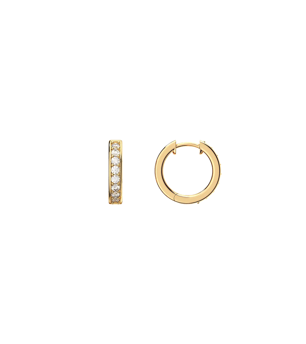 18ct Yellow Gold--Medium [12mm and 0.3cts], 14ct Yellow Gold--Medium [12mm and 0.3cts],