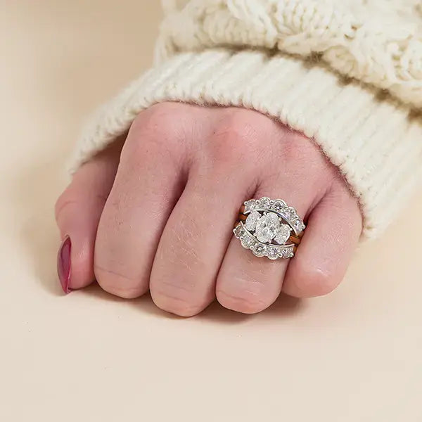 Venus Scalloped Diamond Ring