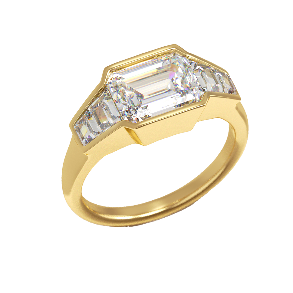 Bianca East-West Ring