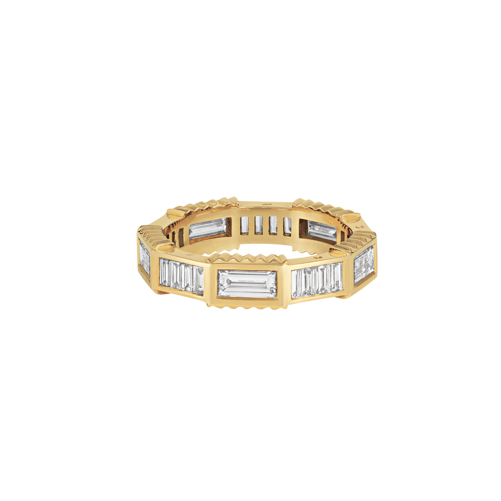 Men's Jigsaw Ring - Full Diamond