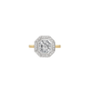 14ct Yellow Gold and Platinum--Lab grown diamonds--Decide Ring Size Later, 14ct Yellow Gold and Platinum--Lab grown diamonds--Know The Ring Size, 