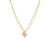 14ct Yellow Gold--0.76ct Lab Grown Diamonds--Pendant on Double Chain, 14ct Yellow Gold--0.76ct Lab Grown Diamonds--Pendant only