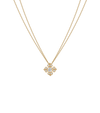 14ct Yellow Gold--0.76ct Lab Grown Diamonds--Pendant on Double Chain, 14ct Yellow Gold--0.76ct Lab Grown Diamonds--Pendant only