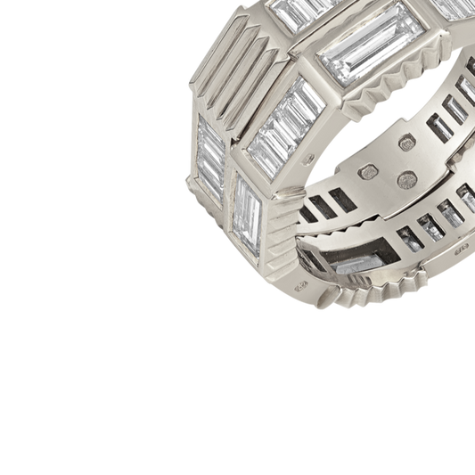 Men's Jigsaw Ring - Full Diamond