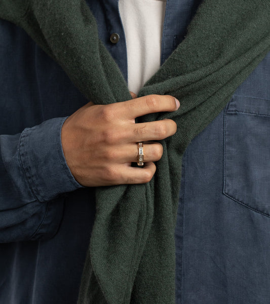 Men's Jigsaw Ring - Full Diamond