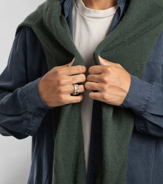 Men's Jigsaw Ring - Full Diamond