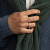 Men's Jigsaw Ring - Full Diamond