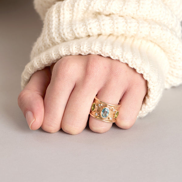 Stella Etruscan Ring