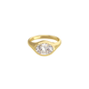 14ct Yellow Gold--East-West--Decide ring size later, 14ct Yellow Gold--East-West--Know the ring size,
