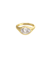 18ct Yellow Gold--East-West--Decide ring size later, 18ct Yellow Gold--East-West--Know the ring size,