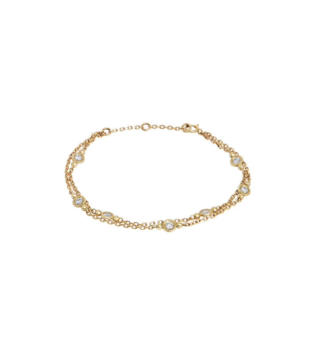 14ct Yellow Gold--Lab Grown Diamonds [0.7ct], 