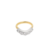 14ct Yellow Gold and Platinum--Lab Grown Diamonds [0.85ct]--Decide Ring Size Later, 14ct Yellow Gold and Platinum--Lab Grown Diamonds [0.85ct]--Know The Ring Size,