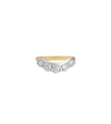 14ct Yellow Gold and Platinum--Lab Grown Diamonds [0.85ct]--Decide Ring Size Later, 14ct Yellow Gold and Platinum--Lab Grown Diamonds [0.85ct]--Know The Ring Size,