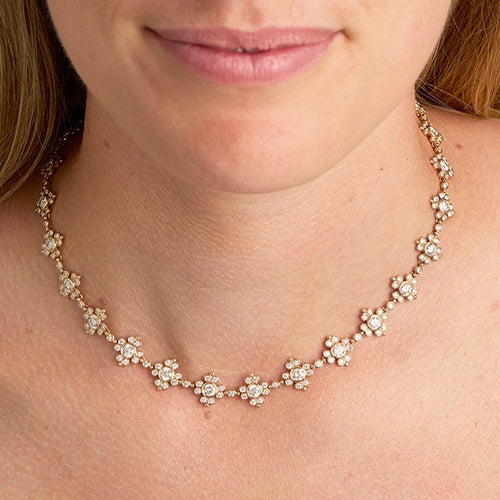 Primavera Diamond Tennis Necklace