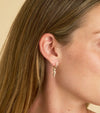 14ct Yellow Gold--Hoops and Drops [0.43ct], 14ct Yellow Gold--Drops only [0.3ct]