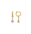 14ct Yellow Gold and Platinum--Cora hoops and drops [1.46ct], 14ct Yellow Gold and Platinum--Drops only [1.46ct],