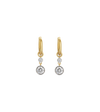 14ct Yellow Gold and Platinum--Cora hoops and drops [1.46ct], 14ct Yellow Gold and Platinum--Drops only [1.46ct],