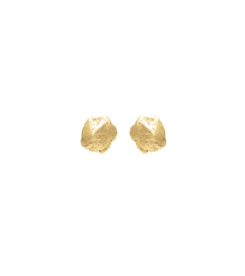 9ct Yellow Gold, 14ct Yellow Gold Wicklow Studs Earrings for Women 