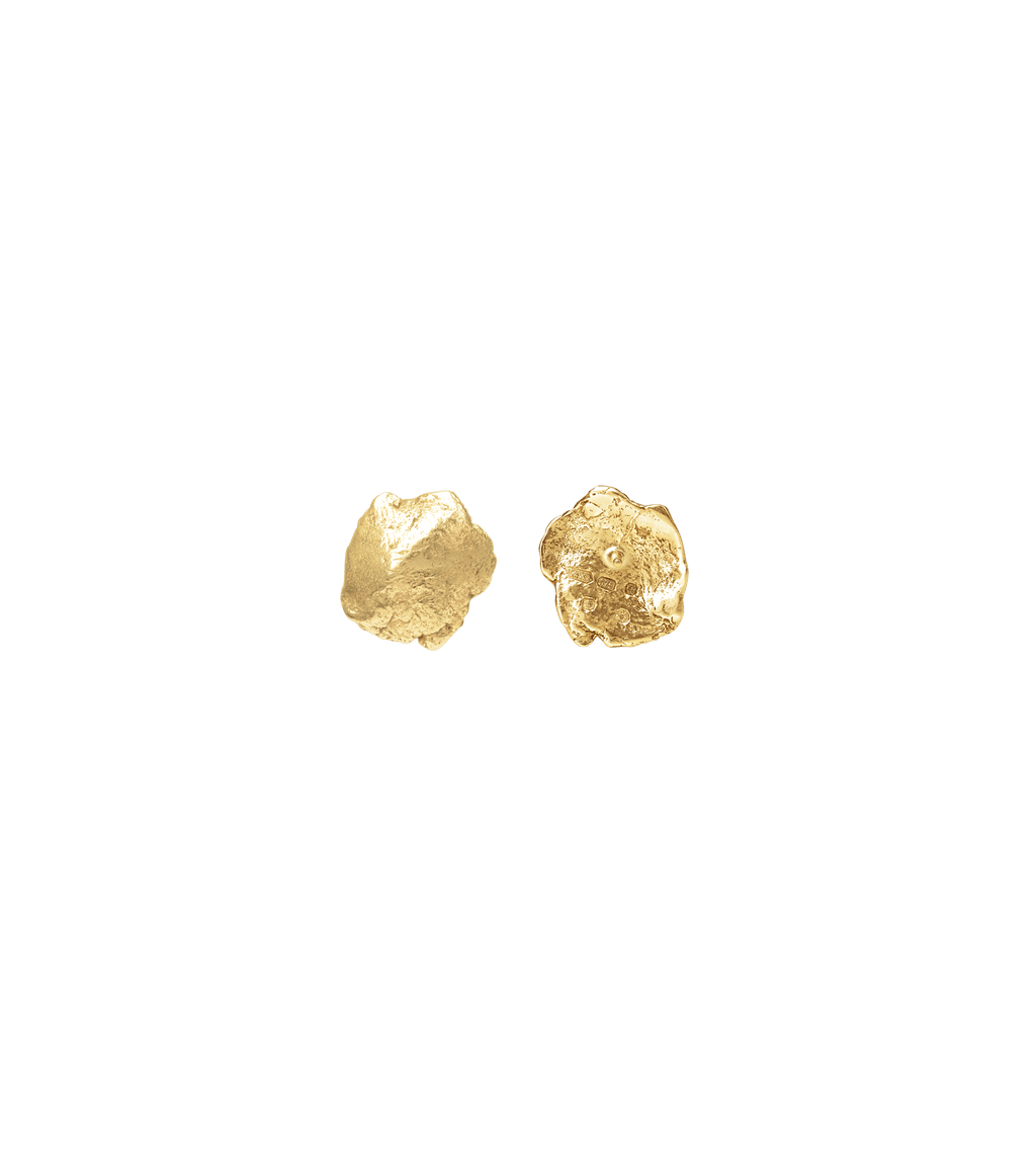 9ct Yellow Gold, 14ct Yellow Gold Wicklow Studs Earrings for Women 