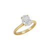 Audley Solitaire Ring - Oval-cut