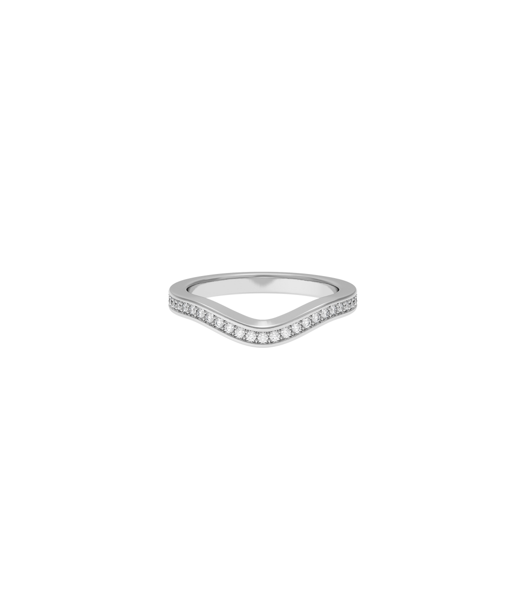 Platinum--75% Coverage Lab Grown Diamonds--Know The Ring Size, Platinum--75% Coverage Lab Grown Diamonds--Decide Ring Size Later,