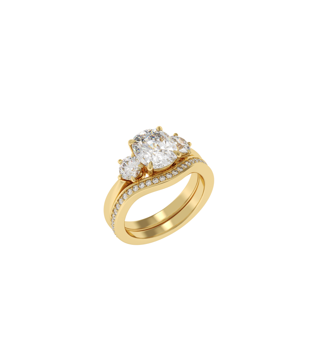 14ct Yellow Gold--75% Coverage Lab Grown Diamonds--Know The Ring Size, 14ct Yellow Gold--75% Coverage Lab Grown Diamonds--Decide Ring Size Later, 18ct Yellow Gold--75% Coverage Lab Grown Diamonds--Know The Ring Size, 18ct Yellow Gold--75% Coverage Lab Grown Diamonds--Decide Ring Size Later, 