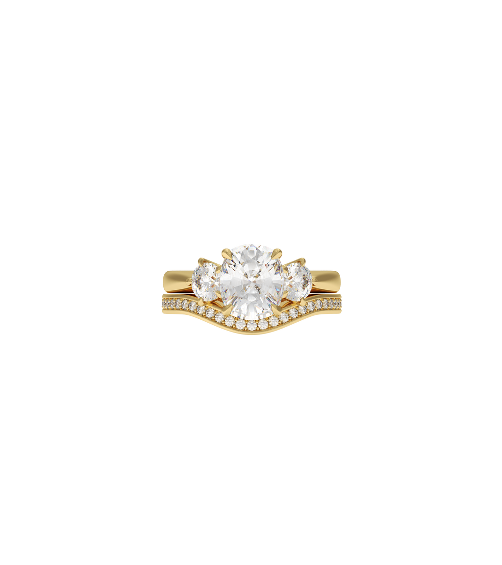 14ct Yellow Gold--75% Coverage Lab Grown Diamonds--Know The Ring Size, 14ct Yellow Gold--75% Coverage Lab Grown Diamonds--Decide Ring Size Later, 18ct Yellow Gold--75% Coverage Lab Grown Diamonds--Know The Ring Size, 18ct Yellow Gold--75% Coverage Lab Grown Diamonds--Decide Ring Size Later, 