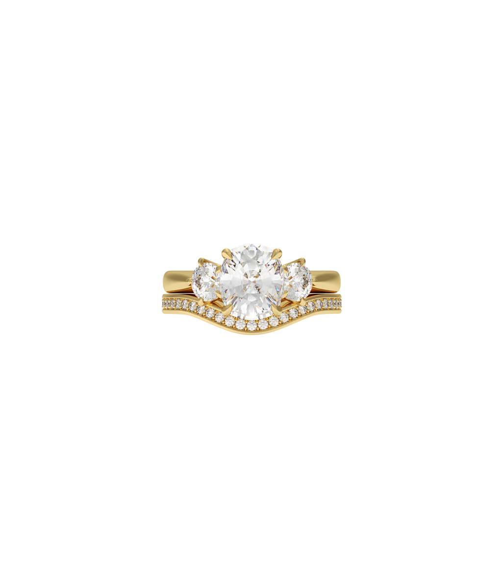 14ct Yellow Gold--75% Coverage Lab Grown Diamonds--Know The Ring Size, 14ct Yellow Gold--75% Coverage Lab Grown Diamonds--Decide Ring Size Later, 18ct Yellow Gold--75% Coverage Lab Grown Diamonds--Know The Ring Size, 18ct Yellow Gold--75% Coverage Lab Grown Diamonds--Decide Ring Size Later, 