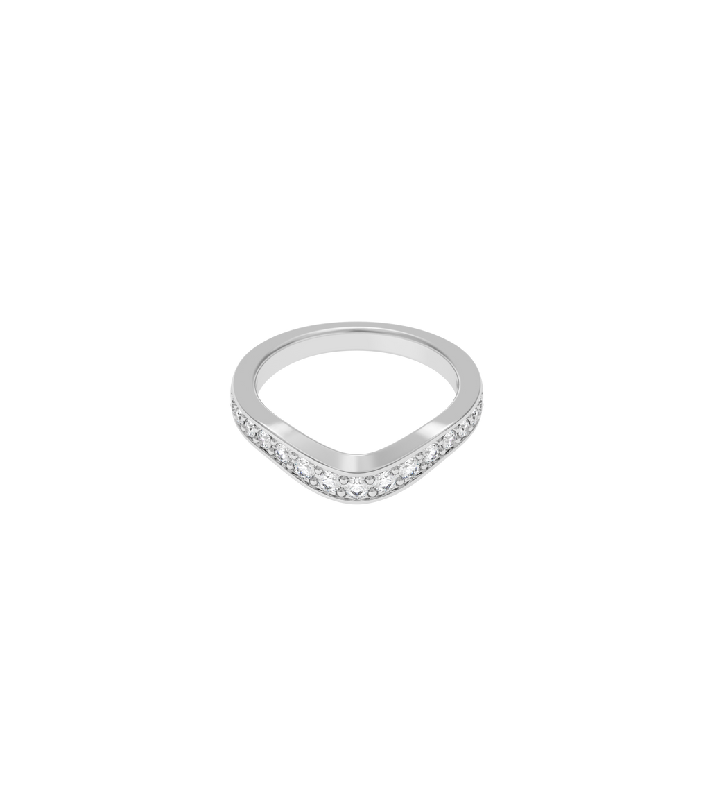 Platinum--75% Coverage Lab Grown Diamonds--Know The Ring Size, Platinum--75% Coverage Lab Grown Diamonds--Decide Ring Size Later, 