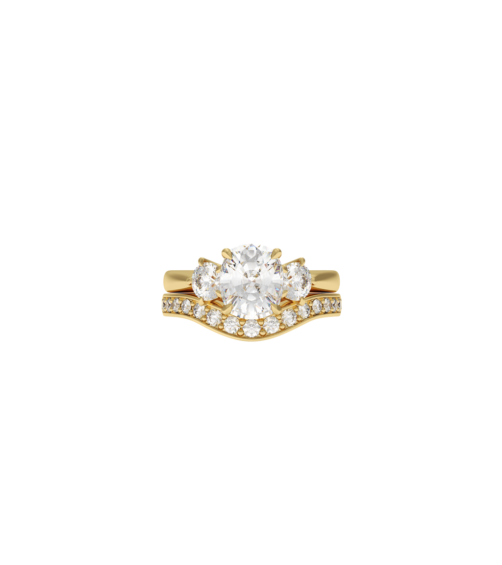 14ct Yellow Gold--75% Coverage Lab Grown Diamonds--Know The Ring Size, 14ct Yellow Gold--75% Coverage Lab Grown Diamonds--Decide Ring Size Later, 18ct Yellow Gold--75% Coverage Lab Grown Diamonds--Know The Ring Size, 18ct Yellow Gold--75% Coverage Lab Grown Diamonds--Decide Ring Size Later, 
