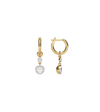 14ct Yellow Gold and Platinum--Cora hoops and drops [1.46ct], 14ct Yellow Gold and Platinum--Drops only [1.46ct],
