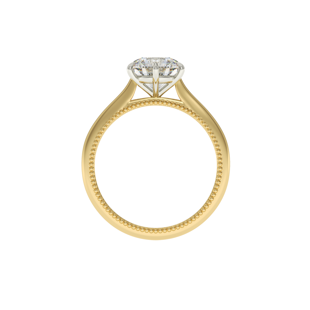 Audley Solitaire Ring - Round-cut