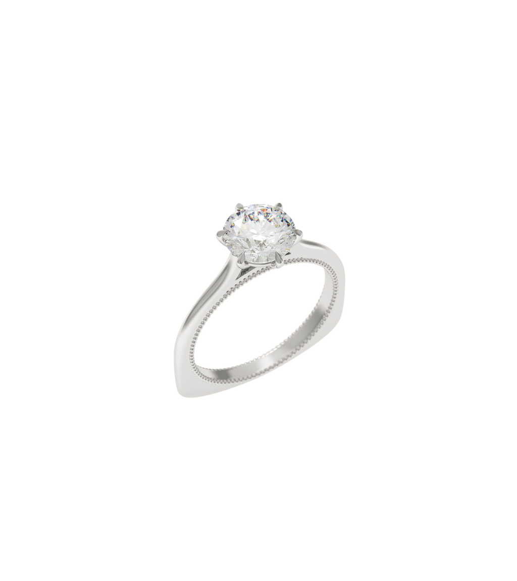 Platinum--1ct Lab Grown Diamond--Normal Ring Band, Platinum--1.25ct Lab Grown Diamond--Normal Ring Band, Platinum--1.5ct Lab Grown Diamond--Normal Ring Band, Platinum--1.75ct Lab Grown Diamond--Normal Ring Band, Platinum--2ct Lab Grown Diamond--Normal Ring Band,
