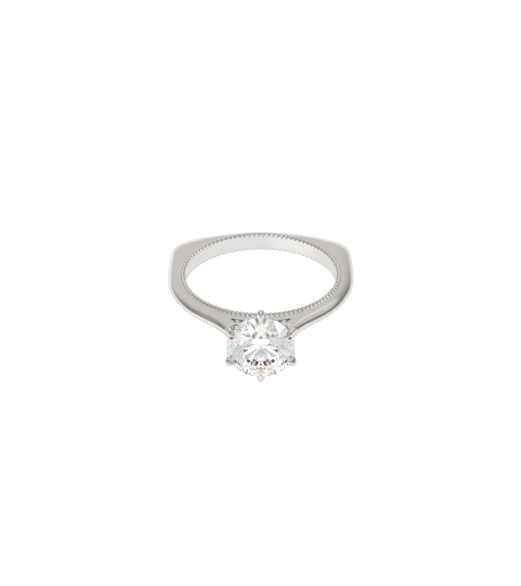 Platinum--1ct Lab Grown Diamond--Normal Ring Band, Platinum--1.25ct Lab Grown Diamond--Normal Ring Band, Platinum--1.5ct Lab Grown Diamond--Normal Ring Band, Platinum--1.75ct Lab Grown Diamond--Normal Ring Band, Platinum--2ct Lab Grown Diamond--Normal Ring Band,