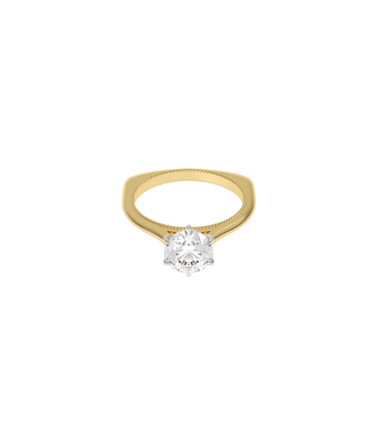 14ct Yellow Gold and Platinum--1ct Lab Grown Diamond--Normal Ring Band, 14ct Yellow Gold and Platinum--1.25ct Lab Grown Diamond--Normal Ring Band, 14ct Yellow Gold and Platinum--1.5ct Lab Grown Diamond--Normal Ring Band, 14ct Yellow Gold and Platinum--1.75ct Lab Grown Diamond--Normal Ring Band, 14ct Yellow Gold and Platinum--2ct Lab Grown Diamond--Normal Ring Band,