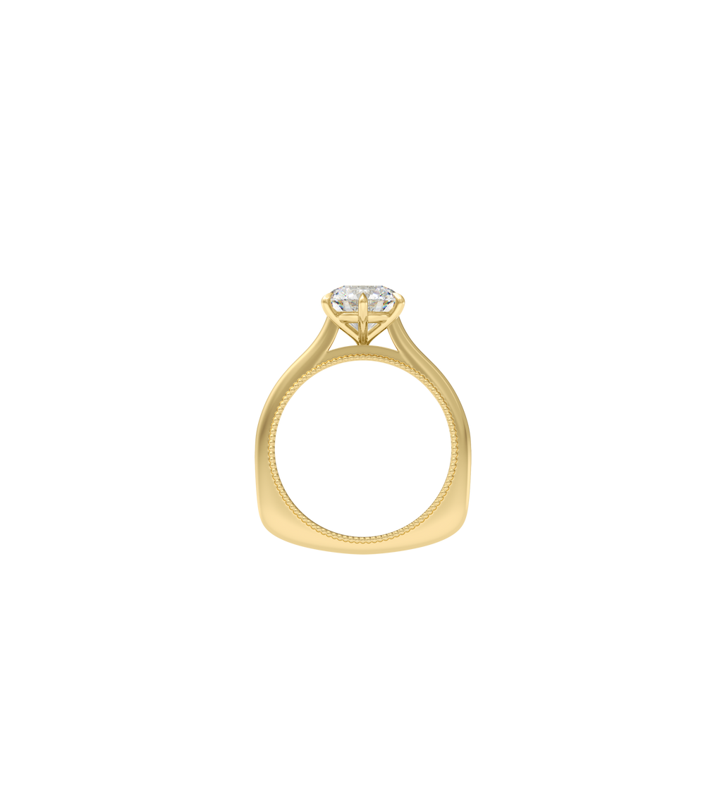 14ct Yellow Gold--1ct Lab Grown Diamond--Normal Ring Band, 14ct Yellow Gold--1.25ct Lab Grown Diamond--Normal Ring Band, 14ct Yellow Gold--1.5ct Lab Grown Diamond--Normal Ring Band, 14ct Yellow Gold--1.75ct Lab Grown Diamond--Normal Ring Band, 14ct Yellow Gold--2ct Lab Grown Diamond--Normal Ring Band,