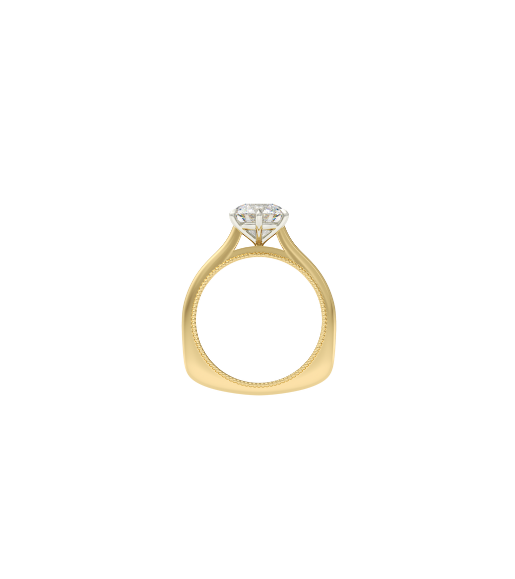 14ct Yellow Gold and Platinum--1ct Lab Grown Diamond--Normal Ring Band, 14ct Yellow Gold and Platinum--1.25ct Lab Grown Diamond--Normal Ring Band, 14ct Yellow Gold and Platinum--1.5ct Lab Grown Diamond--Normal Ring Band, 14ct Yellow Gold and Platinum--1.75ct Lab Grown Diamond--Normal Ring Band, 14ct Yellow Gold and Platinum--2ct Lab Grown Diamond--Normal Ring Band,