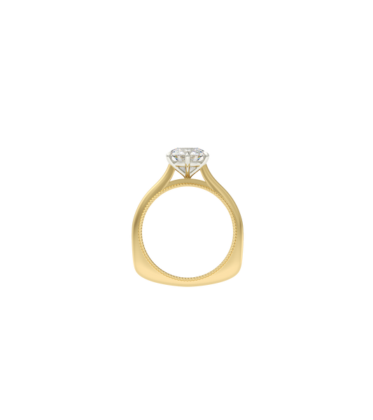14ct Yellow Gold and Platinum--1ct Lab Grown Diamond--Normal Ring Band, 14ct Yellow Gold and Platinum--1.25ct Lab Grown Diamond--Normal Ring Band, 14ct Yellow Gold and Platinum--1.5ct Lab Grown Diamond--Normal Ring Band, 14ct Yellow Gold and Platinum--1.75ct Lab Grown Diamond--Normal Ring Band, 14ct Yellow Gold and Platinum--2ct Lab Grown Diamond--Normal Ring Band,