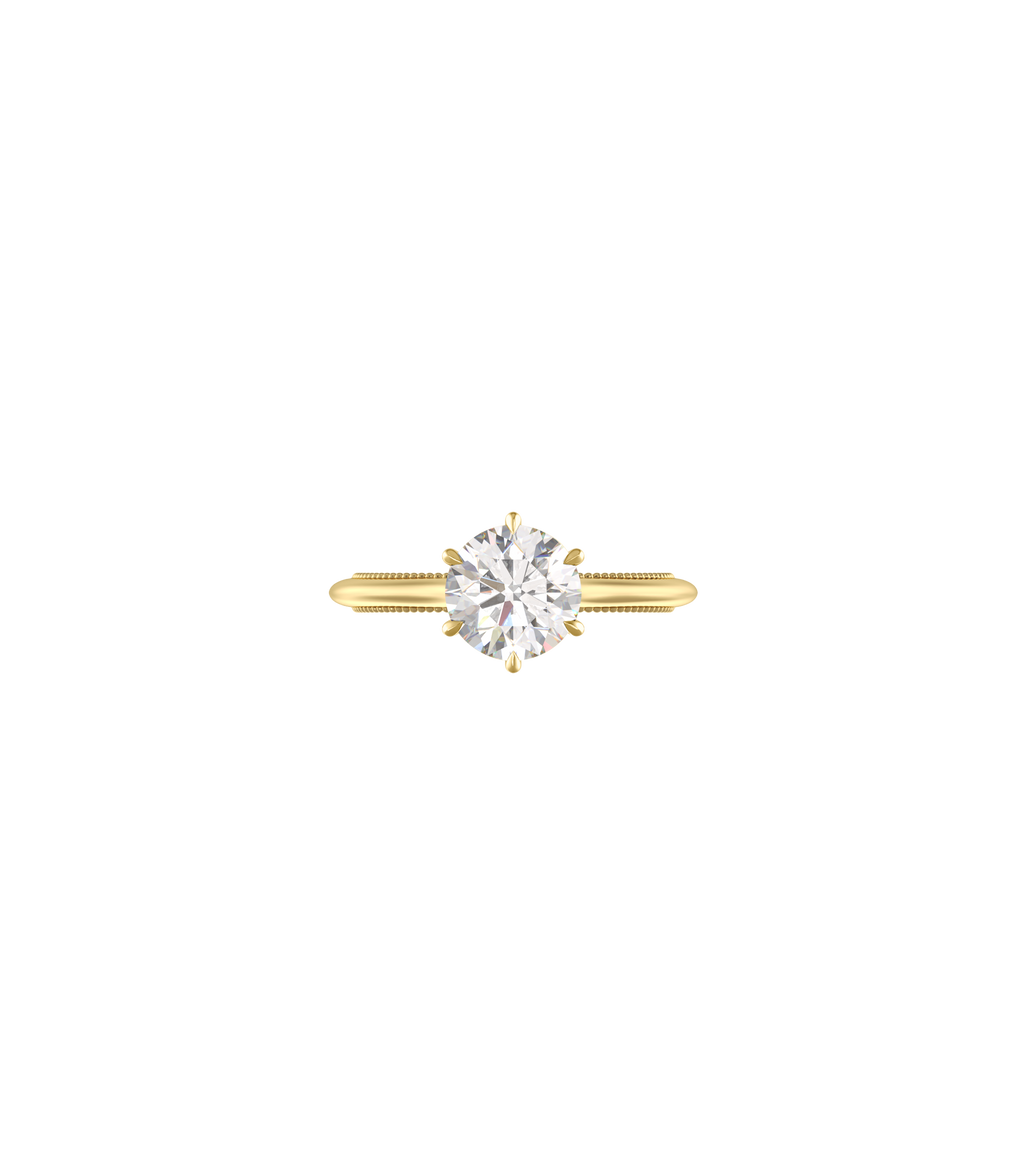 14ct Yellow Gold--1ct Lab Grown Diamond--Normal Ring Band, 14ct Yellow Gold--1.25ct Lab Grown Diamond--Normal Ring Band, 14ct Yellow Gold--1.5ct Lab Grown Diamond--Normal Ring Band, 14ct Yellow Gold--1.75ct Lab Grown Diamond--Normal Ring Band, 14ct Yellow Gold--2ct Lab Grown Diamond--Normal Ring Band,