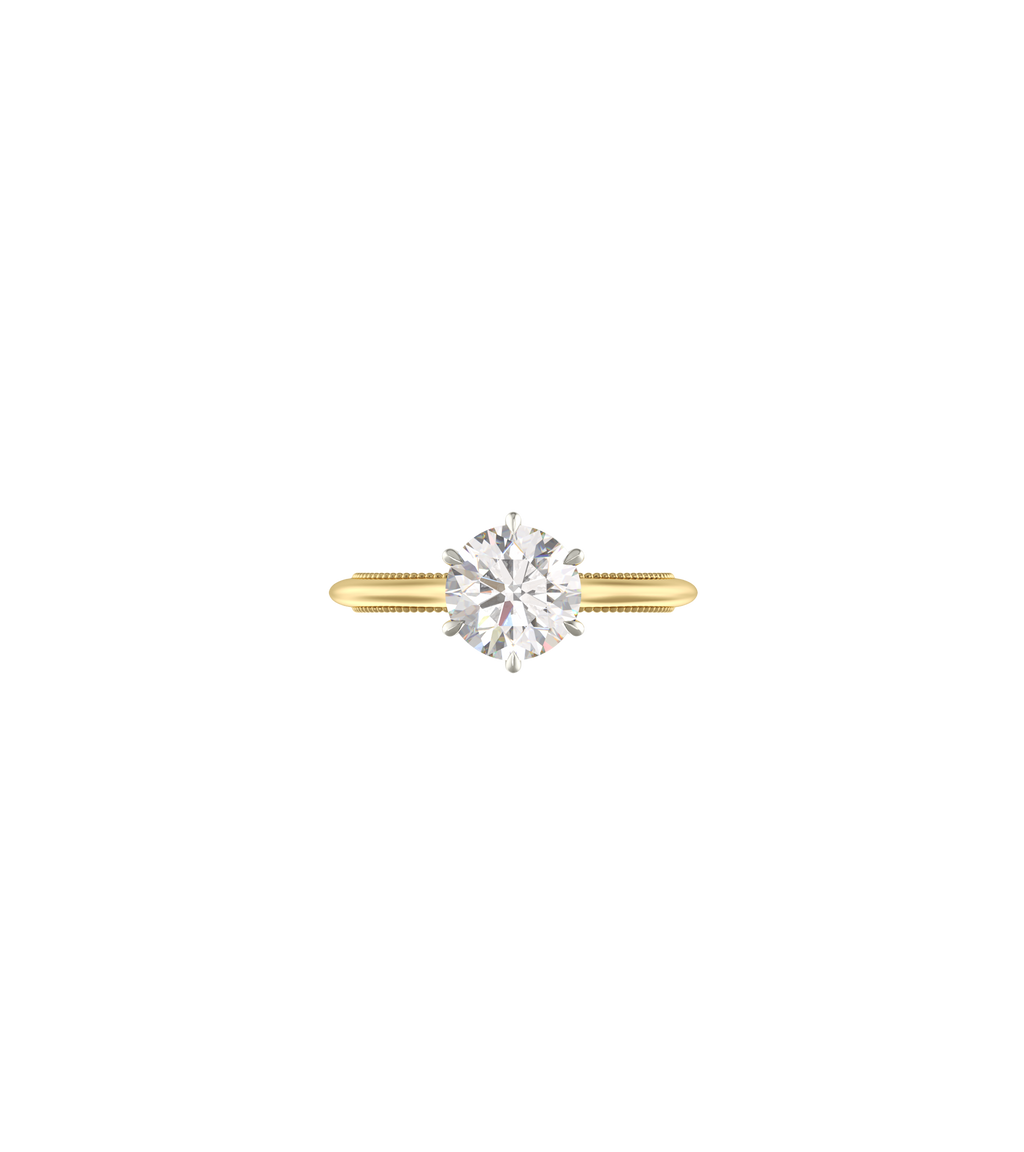 14ct Yellow Gold and Platinum--1ct Lab Grown Diamond--Non Spin Ring Band, 14ct Yellow Gold and Platinum--1.25ct Lab Grown Diamond--Non Spin Ring Band, 14ct Yellow Gold and Platinum--1.5ct Lab Grown Diamond--Non Spin Ring Band, 14ct Yellow Gold and Platinum--1.75ct Lab Grown Diamond--Non Spin Ring Band, 14ct Yellow Gold and Platinum--2ct Lab Grown Diamond--Non Spin Ring Band,