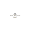 Platinum--4 claws with V end--Normal ring band, Platinum--4 claws with V end--Non-spin ring band,