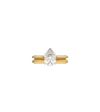Audley Solitaire Ring - Pear-cut