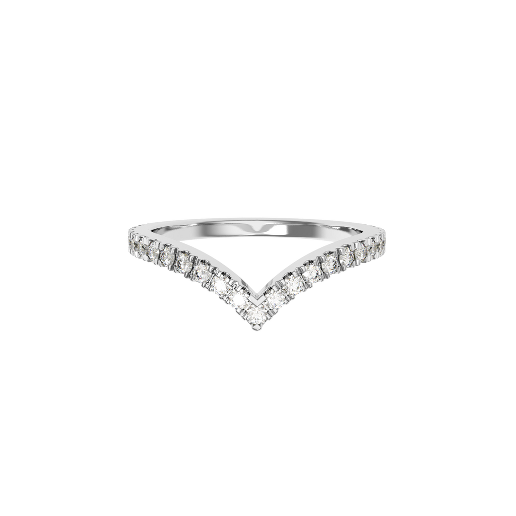 Catherine Wishbone Diamond Ring - Standard